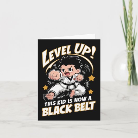 Dieses Kind ist jetzt ein Karate-Hapkido-Preis für Karte (Vorderseite)