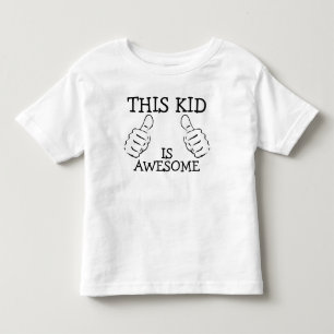 Dieses Kind ist Phantastisch Personalisiert Kleinkind T-shirt