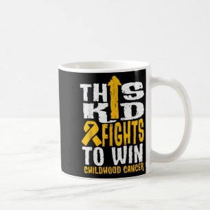 Dieses Kind kämpft, um das Bewusstsein für Krebs b Kaffeetasse