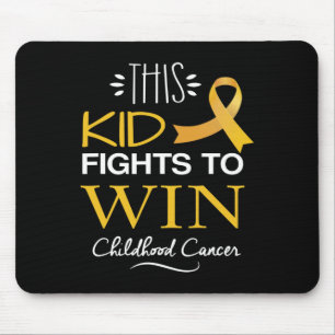Dieses Kind kämpft, um das Bewusstsein für Krebs b Mousepad
