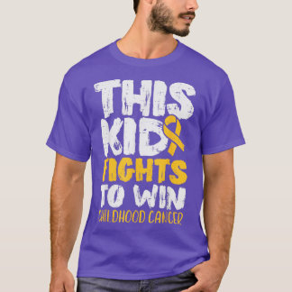 Dieses Kind kämpft um Kinderzänk zu gewinnen T-Shirt