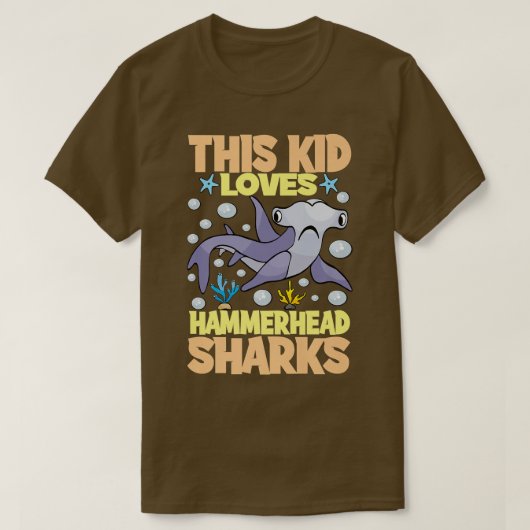 Dieses Kind Lieben Hammerhaie I Kids Hammerhead T-Shirt (Design vorne)