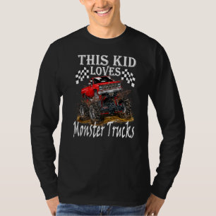 Dieses Kind Lieben Monster Trucks Boys Girls 1 T-Shirt