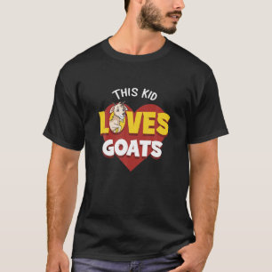 Dieses Kind Lieben Ziegen Rancher Spaß Herder Baue T-Shirt