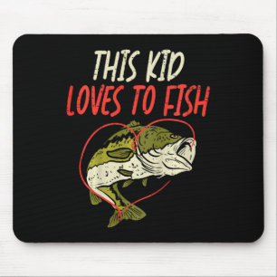 Dieses Kind liebt Angeln B Anglerfamilie Passendes Mousepad