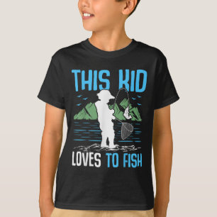 Dieses Kind liebt es zu angeln I Angeln  T-Shirt