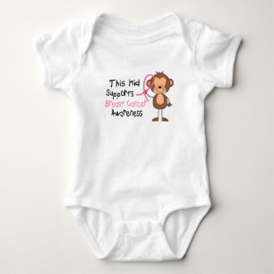Dieses Kind stützt Brustkrebs-Bewusstsein Baby Strampler