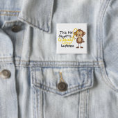 Dieses Kind stützt Kindheits-Krebs-Bewusstsein Button (Beispiel)