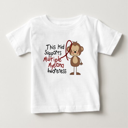 Dieses Kind stützt Myeloma-Bewusstsein Baby T-shirt (Vorderseite)