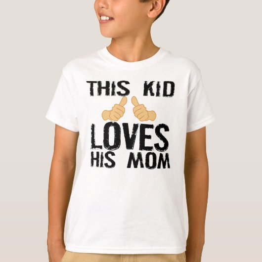 DIESES KINDERLieben SEINE MAMA T-Shirt (Vorderseite)