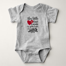 Dieses kleine Herz von mir - CHD Herzkrieger Baby Strampler