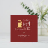 Dieses kleine, leichte, sonnige Gaslicht Weihnacht (Stehend Vorderseite)