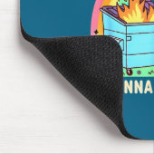Dieses kleine Licht des Waschbären-Müllcontainer-F Mousepad (Ecke)