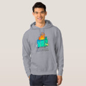 Dieses kleine Licht: Dumpster-Branddesign Hoodie (Vorne ganz)
