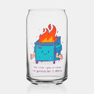 Dieses kleine Licht: Glas Müllcontainer Feuer