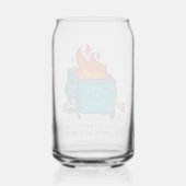Dieses kleine Licht: Glas Müllcontainer Feuer (Rückseite)