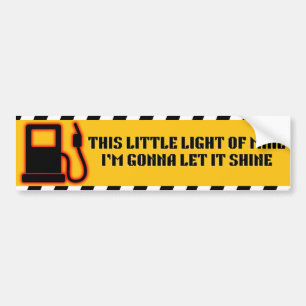 Dieses kleine Licht meines Autoaufklebers Autoaufkleber
