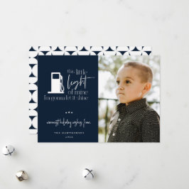 Dieses kleine Licht meines Gas-Spaß-Fotos Feiertagskarte