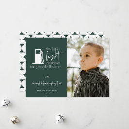 Dieses kleine Licht meines Gas-Spaß-Fotos Feiertagskarte