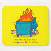 Dieses kleine Licht: Müller-Feuermousepad Mousepad (Vorne)