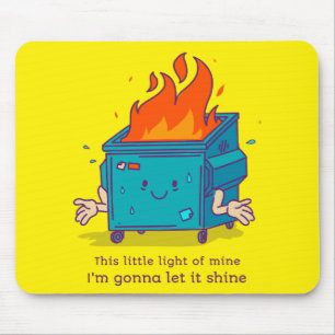 Dieses kleine Licht: Müller-Feuermousepad Mousepad