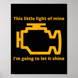Dieses kleine Licht von mir - Karo Motor Light Poster