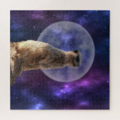 Dieses kleine Meerkat Lieben Vollmond, Puzzle (Horizontal)