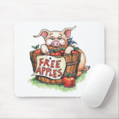 Dieses kleine Piggy Mousepad (Mit Mouse)
