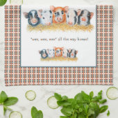 Dieses kleine Piggy Teetuch, Küchentuch (Gefaltet)