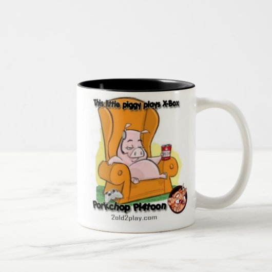 DIESES KLEINE PIGGY ZWEIFARBIGE TASSE (Rechts)