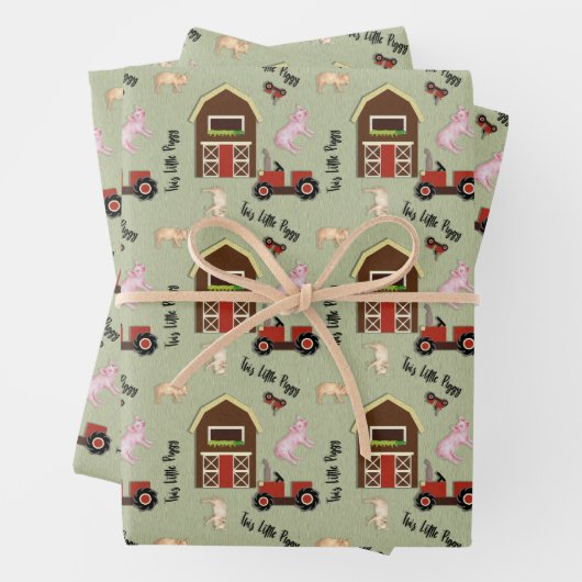 Dieses kleine Pigment Geschenkpapier Set (Beispiel)