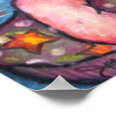 Dieses kleine Schweine ging zum Hufdach Poster (Ecke)