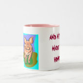 Dieses kleine Schweine/Speck Frühstück Tasse (Mittel)