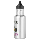 Dieses Küken hebt stark Edelstahlflasche (Rechts)