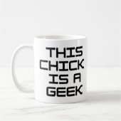 Dieses Küken ist ein Geek Kaffeetasse (Links)