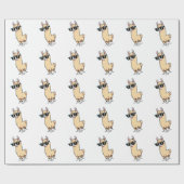 Dieses Lama-Drama ist eine wirklich sonderbare Pos Geschenkpapier (Flach)