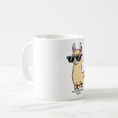 Dieses Lama-Drama ist eine wirklich sonderbare Pos Kaffeetasse (Vorderseite Links)