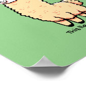 Dieses Lama-Drama ist eine wirklich sonderbare Pos Poster (Ecke)