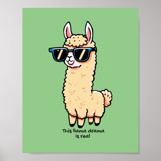 Dieses Lama-Drama ist eine wirklich sonderbare Pos Poster (Vorne)
