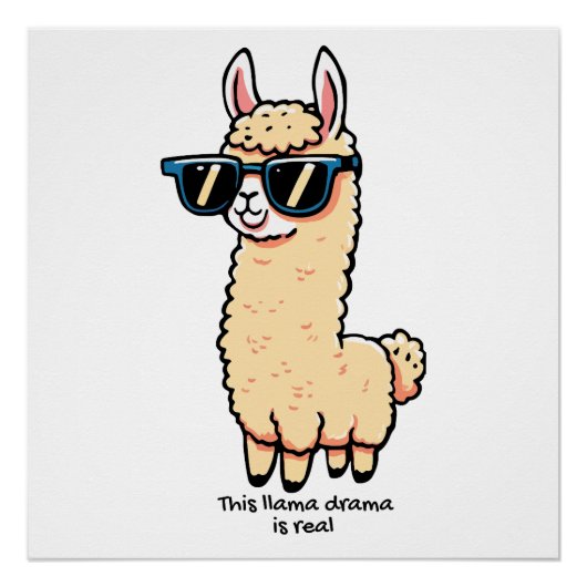 Dieses Lama-Drama ist eine wirklich sonderbare Pos Poster (Vorderseite)