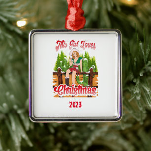 Dieses Land Gil Liebe Weihnachten Ornament Aus Metall