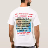 Dieses Land ist Ihr Land Mens T - Shirt (Rückseite)