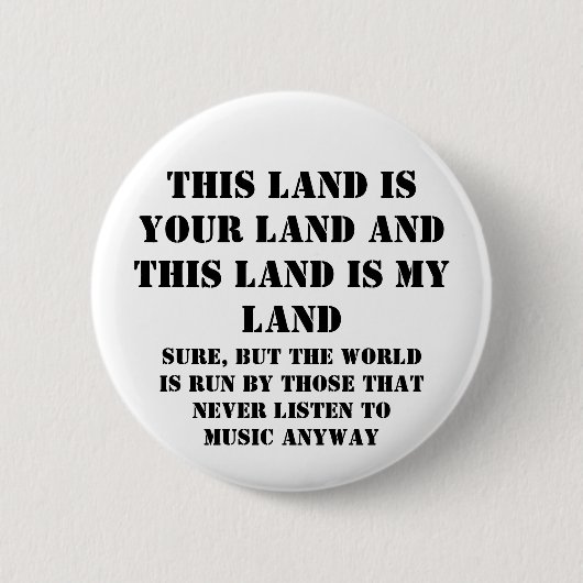 Dieses Land ist mein Land Button (Vorderseite)