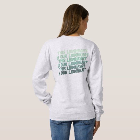 Dieses Lionheart-Sweatshirt (Women's) Sweatshirt (Schwarz voll)