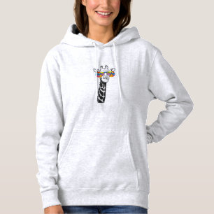 Dieses lustige Grafikdesign zeigt Giraffen mit Co Hoodie