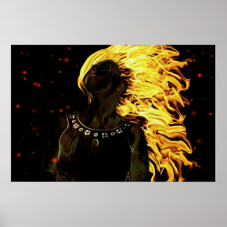 dieses Mädchen brennt Poster