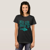 DIESES MÄDCHEN FISCHT GERN T-Shirt (Vorne ganz)