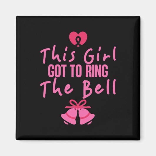 Dieses Mädchen Got, das Bell-Brustkrebs-Bewusstsei Magnet (Vorne)