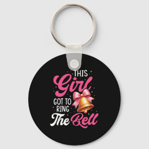 Dieses Mädchen Got, das Bell-Brustkrebs-Bewusstsei Schlüsselanhänger