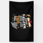 Dieses Mädchen Got ihren Master-Grad-Abschluss Banner (Vertikal)